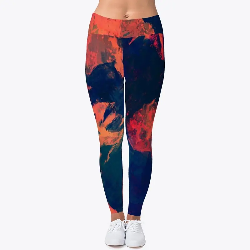 Coloring background Leggings & Socks